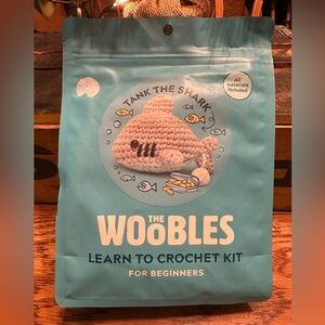 The Woobles Tank the Shark Crochet Kit Beginner Learn to Crochet Complete Set